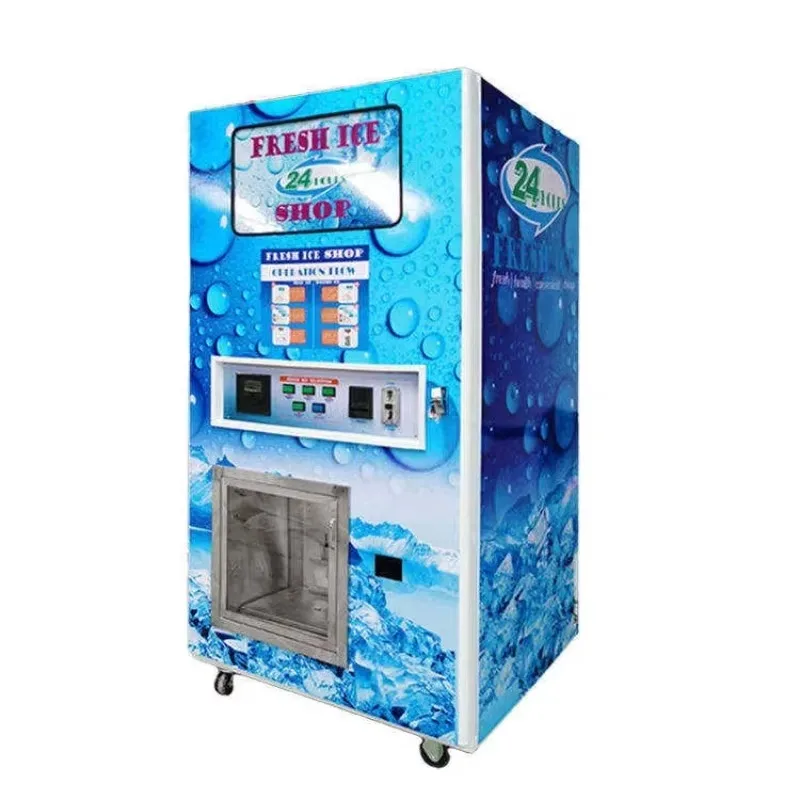 Commercial High-Capacity Specialized Cube Bag Ice and Bulk Ice Vending Machines Customized
