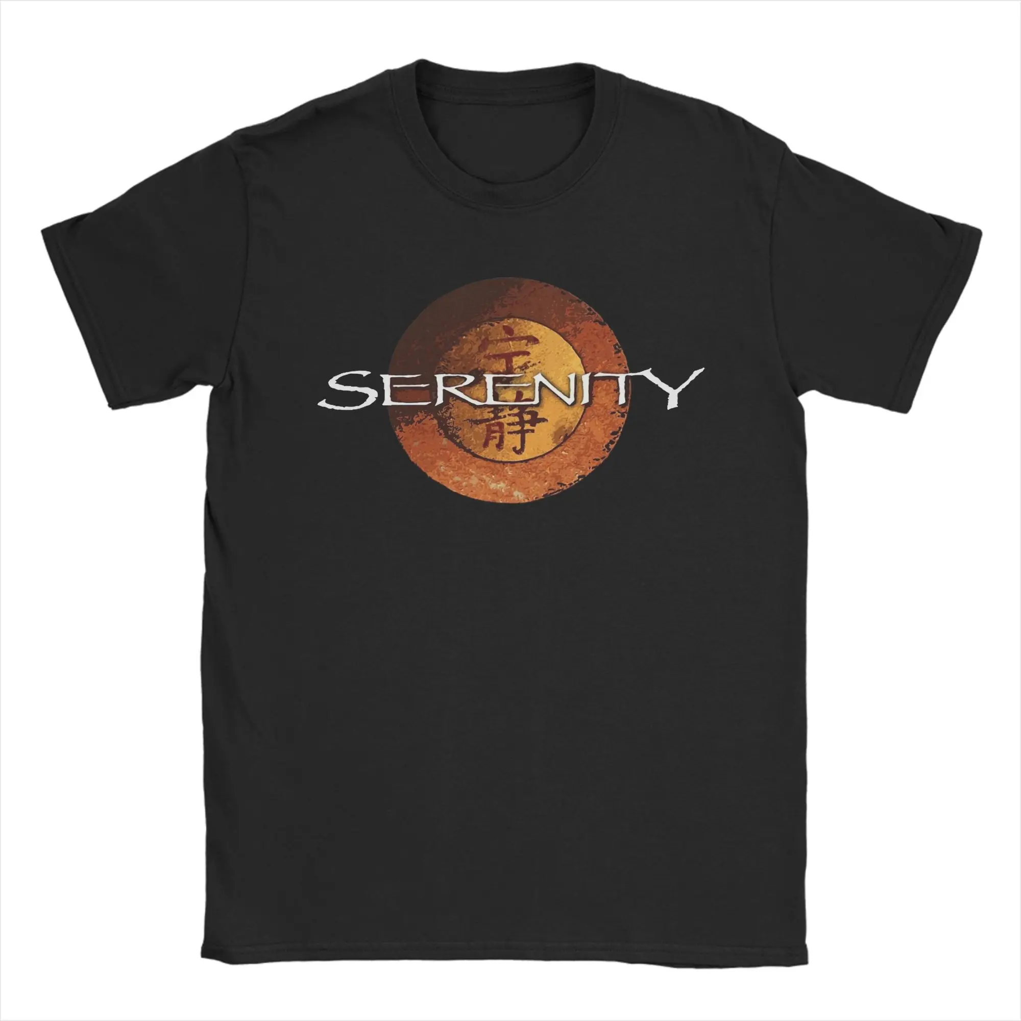 T-Shirt Firefly Serenity Vintage en pur coton pour hommes, T-shirts à manches courtes, col ras du cou, pour fête