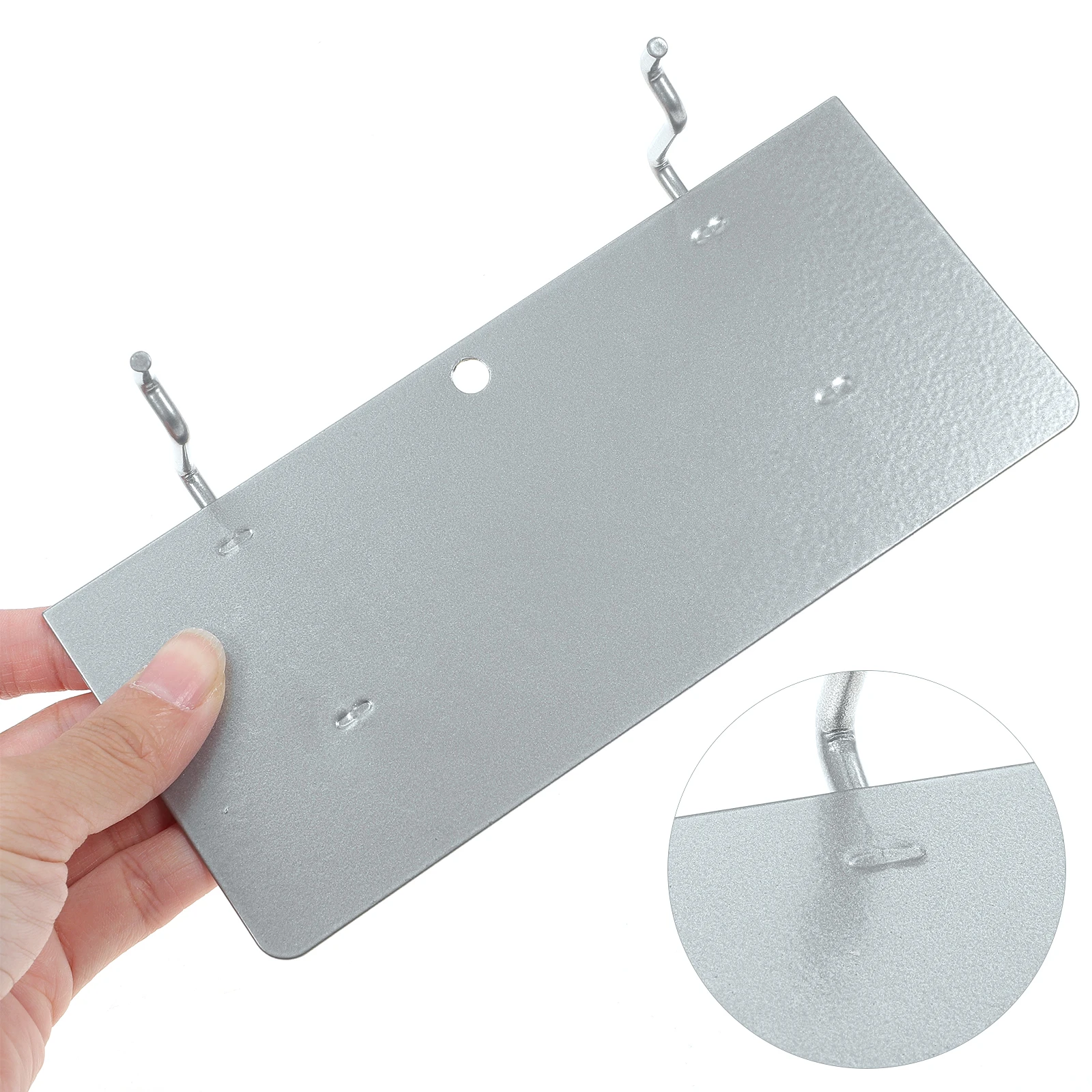 

2pcs Pegboard Brackets 17x7.5cm Steel Shelves Brackets Heavy Duty Wall Mount Garage Workshop Organizer For Tools Kitchen