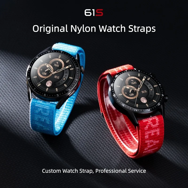 For Garmin Forerunner 255 255S 265S 265 165 Nylon Bracelet Strap for Garmin Vivoactive 4 4S fenix 9/9 pro Smart Watch Band