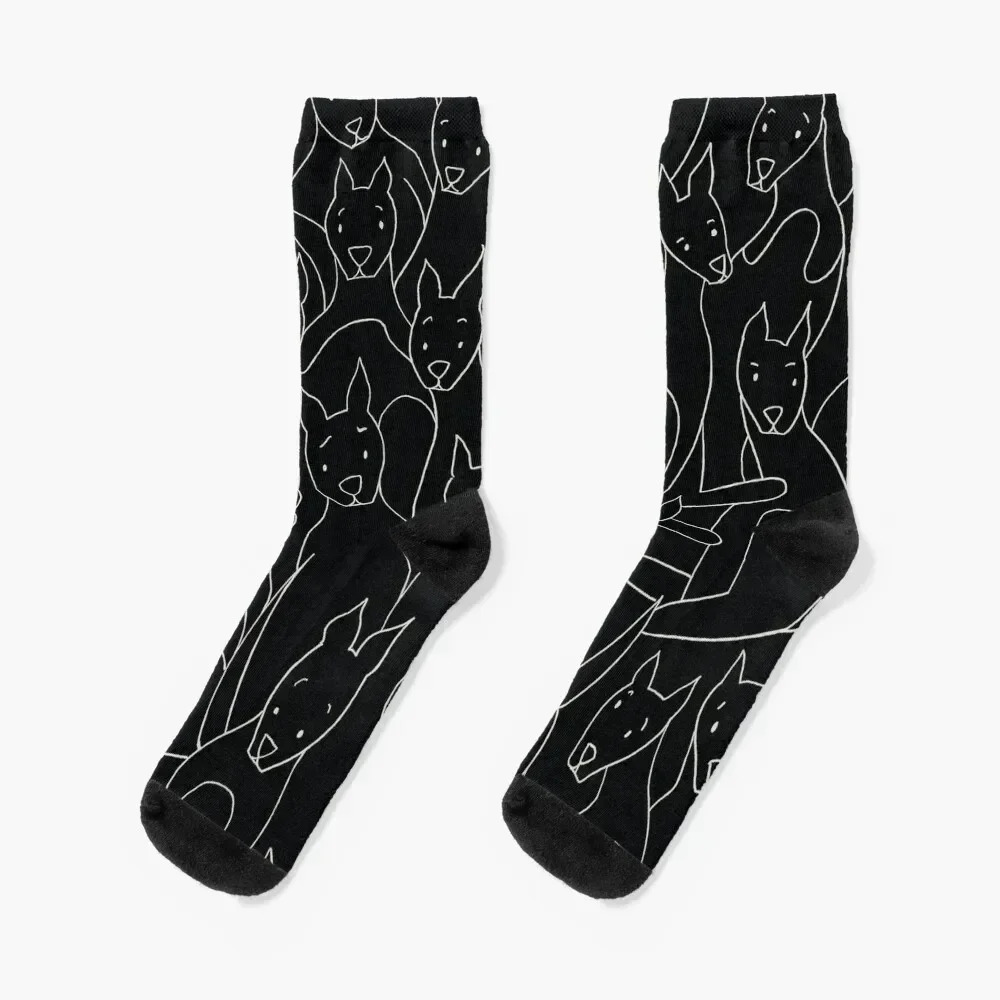 

Kangaroos Australian design Socks hiking Stockings Children's soccer anti-slip Socks Men Women's