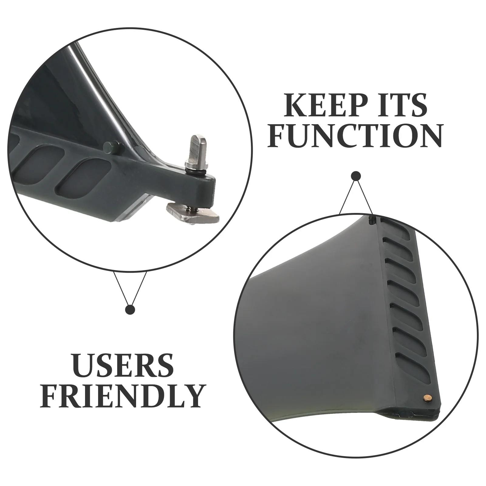 

Surfboard Tail Fin Detachable Paddle Board Accessory Durable Wear-Resistant Compatible Most Boards Easy Clean Float Tube Fins