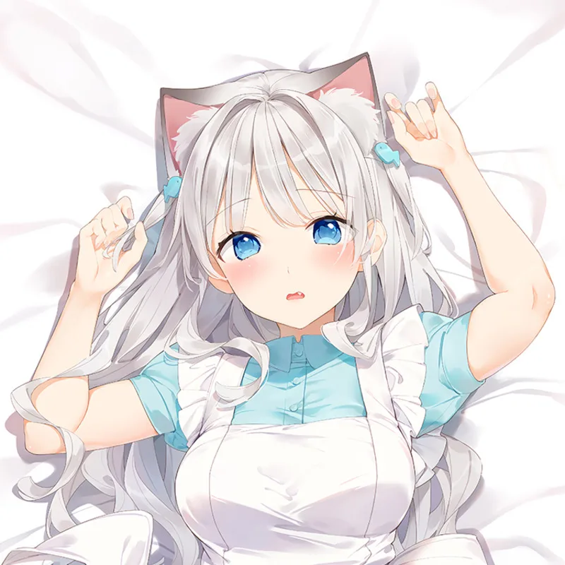 

Anime VTuber Eru Amanagi El Cute Girl Dakimakura Hugging Body Pillow Case Otaku Cushion Cover Kawaii High Quality