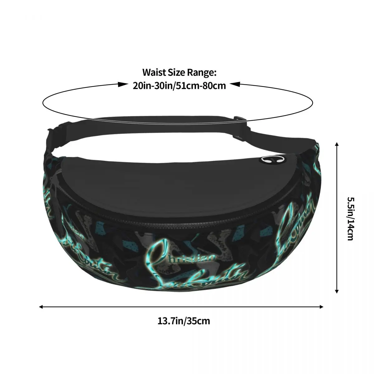 Fashion Christians Logo Dumpling Bags Accessories For Unisex Stylish Fanny Pack