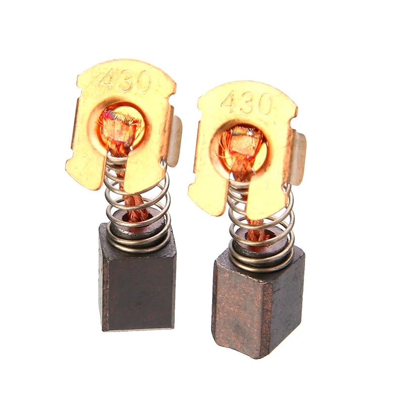 

Запасные части для двигателя, угольная щетка, электроинструмент DGA452 GA400 BGA402, запасные аксессуары, набор держателей из 2 предметов