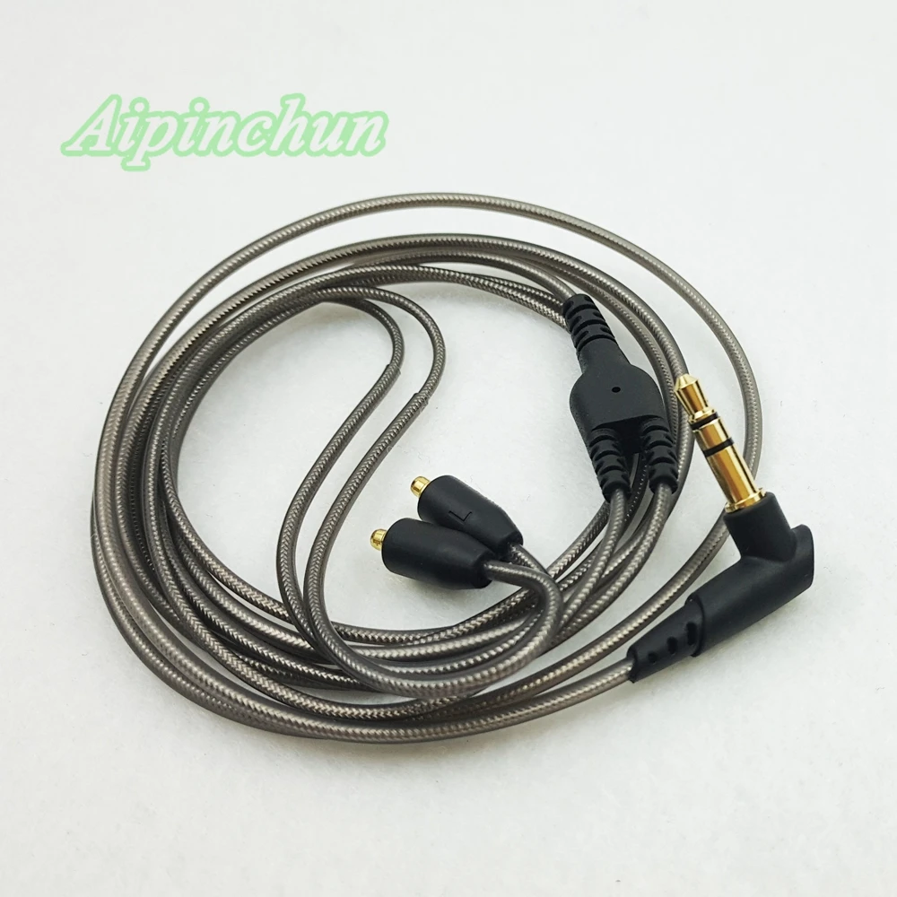 Сменный гибкий штекер Aipinchun L для наушников MMCX, кабель для наушников Shure SE215 SE315 SE425 SE535 SE846 T100 для наушников Westone