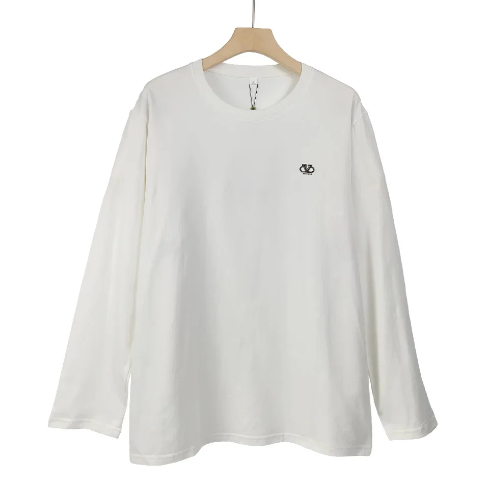 

100% Cotton Long Sleeve T shirt For Men letter Spring Casual Mens Tee High Quality Male Tops Classic Clothes Men's T-shirts