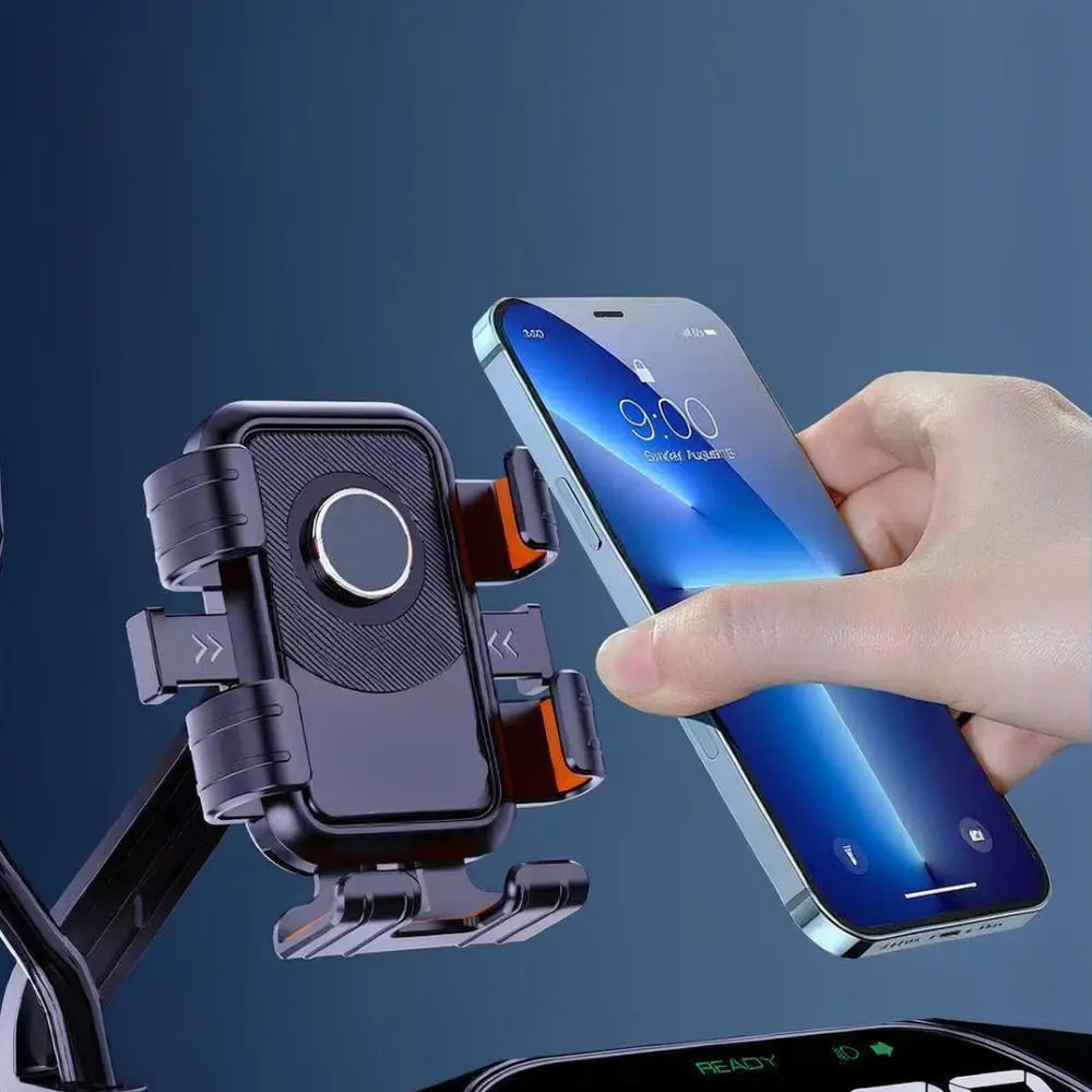 Bicycle Bicycle Handlebar Phone Holder Motorcycle Navigation Support Stand Secure Mobile Cradle For Outdoor Riding Accessory - Aliexpress Deal