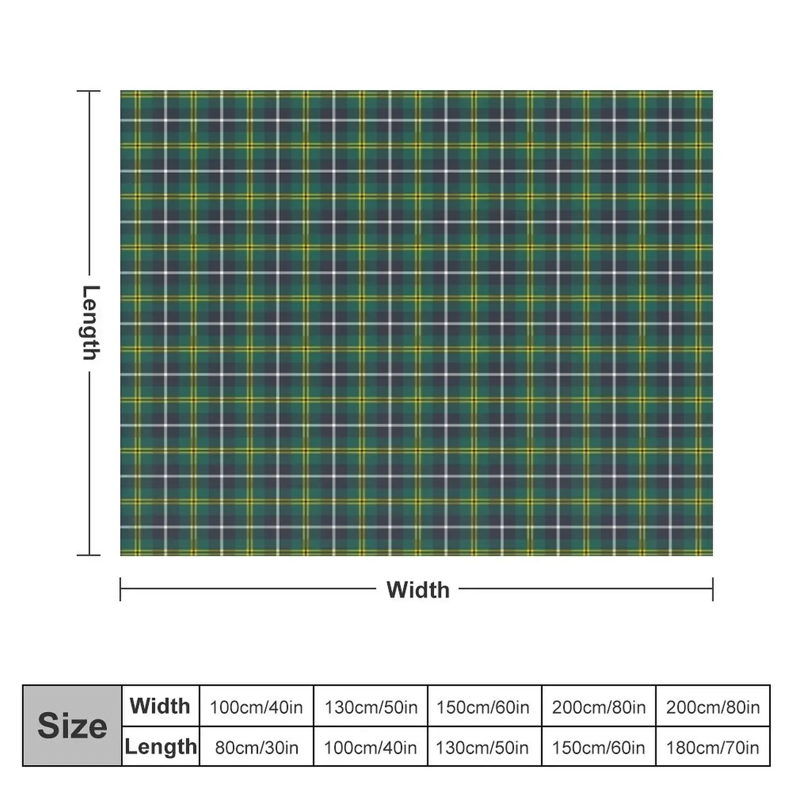 Clan Turnbull Hunting Tartan Throw Blanket Fashion Sofas Sleeping Bag Winter beds Blankets