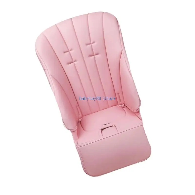 Y4UD غطاء مقعد مرتفع مقاوم للانسكاب، جلد ناعم من البولي يوريثان، تصميم مقاوم للخدش، حل سهل التنظيف للأبوة الحديثة