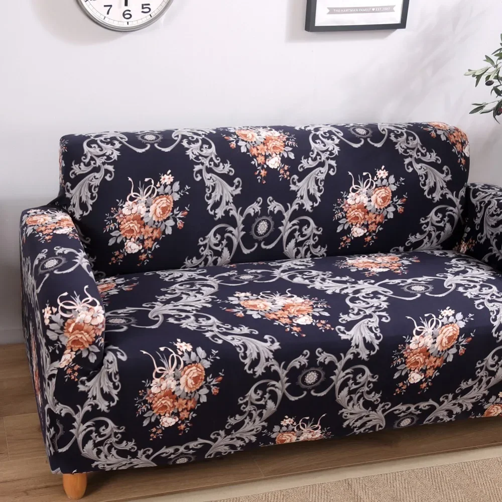 Slip-resistant Sofa-slipcovers Tight Wrap All-inclusive Sofa Covers For The Living Room Elastic Stretch Couch 1/2/3/4seat Cases