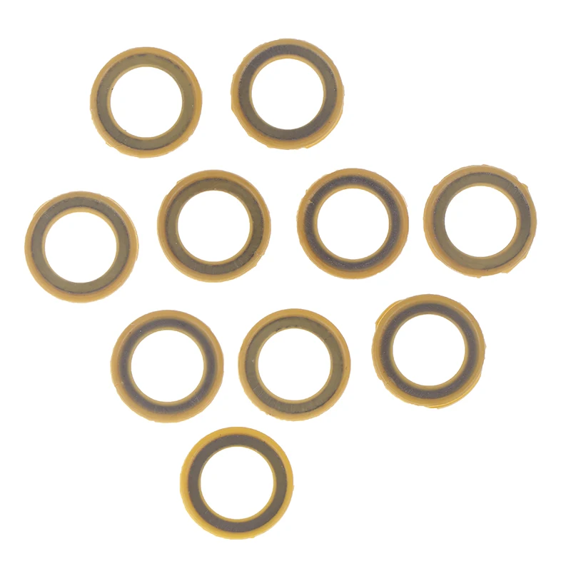 حزمة سهلة الاستخدام مكونة من 10 قطع من حشية سدادة تصريف زيت التشحيم 26-830749 للقوارب البحرية Mercruiser & Mercury