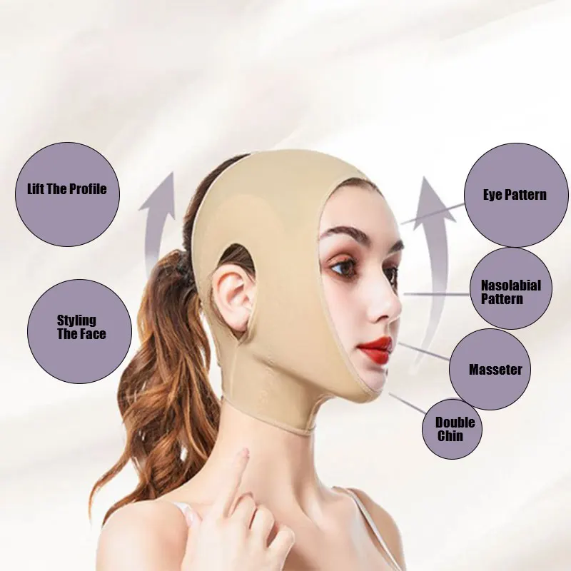 Face Lift V Shaper viso dimagrante fasciatura mento guancia cintura cinturino antirughe