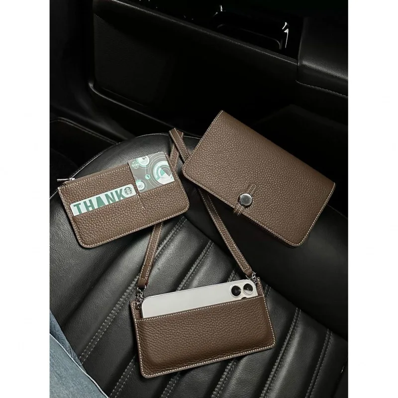 2025 جديد مريح متعدد الوظائف جواز السفر حافظة للبطاقات Crossbody حقيبة الهاتف المحمول 3 في 1 متعددة الأغراض بطاقة البنك المحفظة #1