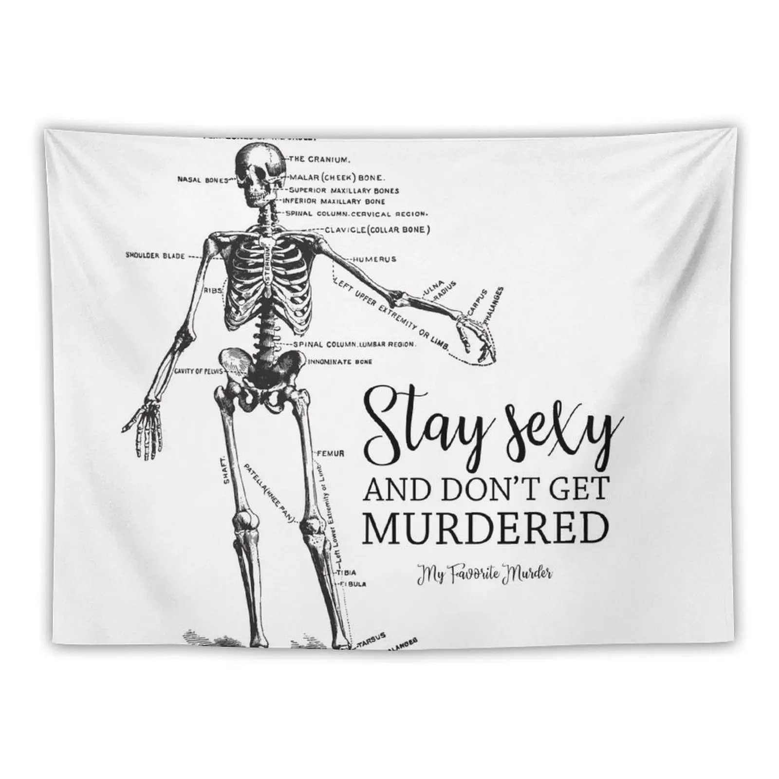 

Stay Sexy and Don't Get Murdered Tapestry Wall Decoration Living Room Decoration Decoration Bedroom Tapestry