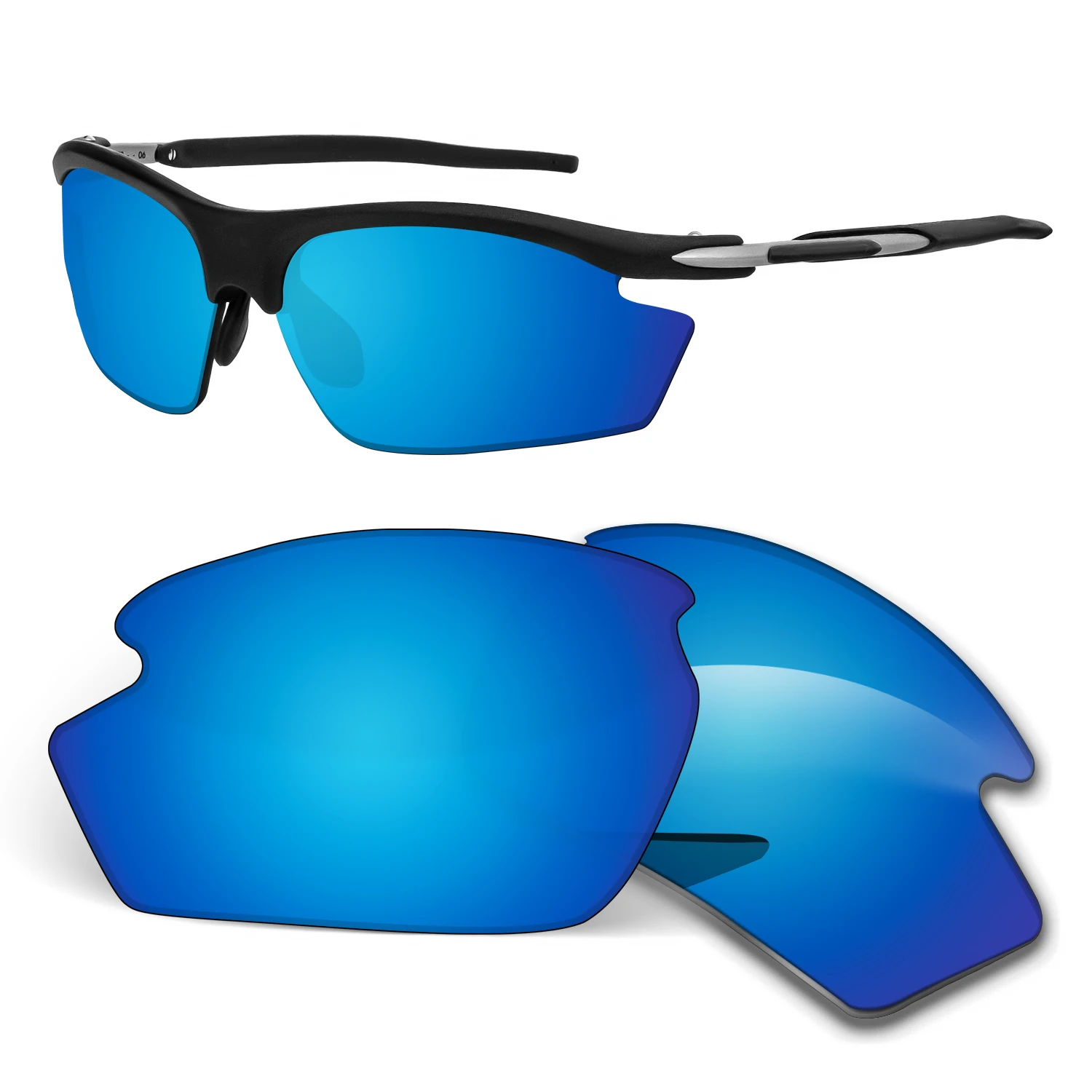 1.5MM POLARIZED Replacement Lenses for Rudy Project Rydon SN79 Sunglasses, Ice Blue