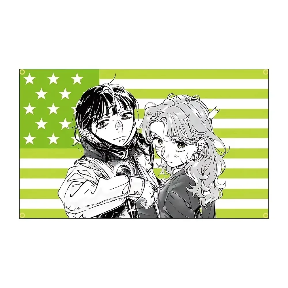 Neue Anime-Flagge „She Interested Wasn't a Guy At All“, lustige Flaggen für Schlafzimmer, Dekoration, Garage, Flaga