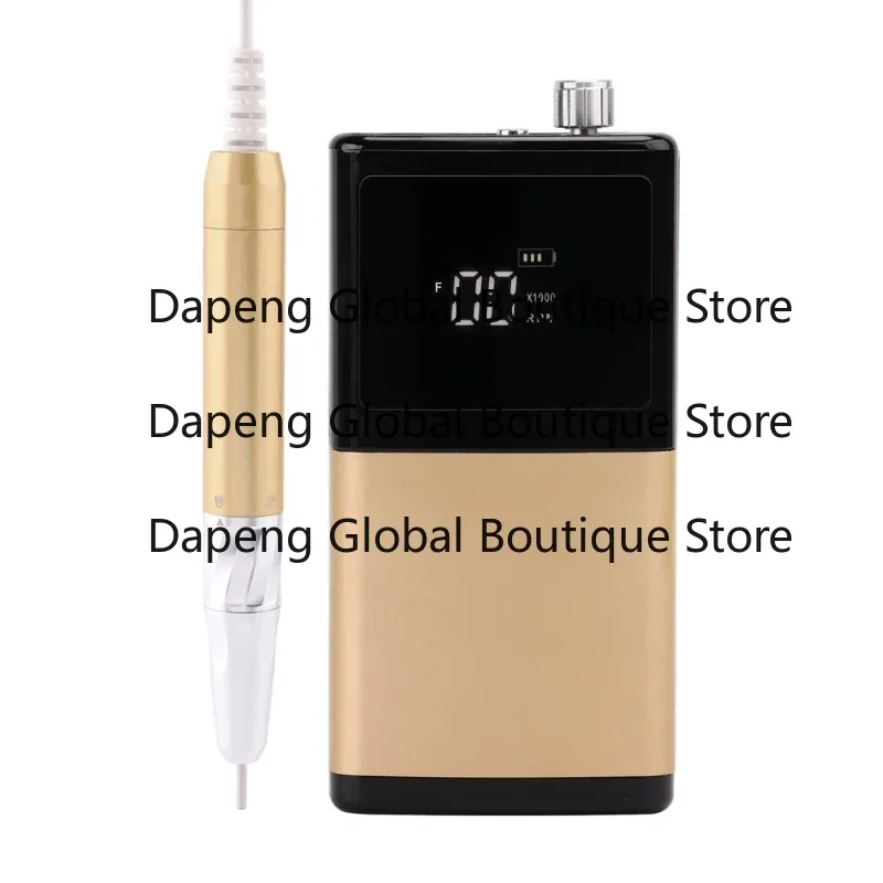 Brushless 85W Cordless Nail Drill Machine 35000RPM Porta-ble Rechargeable Manicure Mixed Colors 35K Electric Nail File Drill
