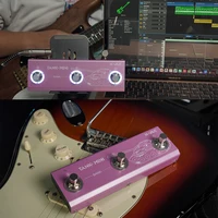 M-VAVE Tank Mini Multic efecto Pedal de guitarra/bajo compatible con grabación IR y OTG amplificador de cabina incorporado Mod FX efectos de retardo y de reverberación