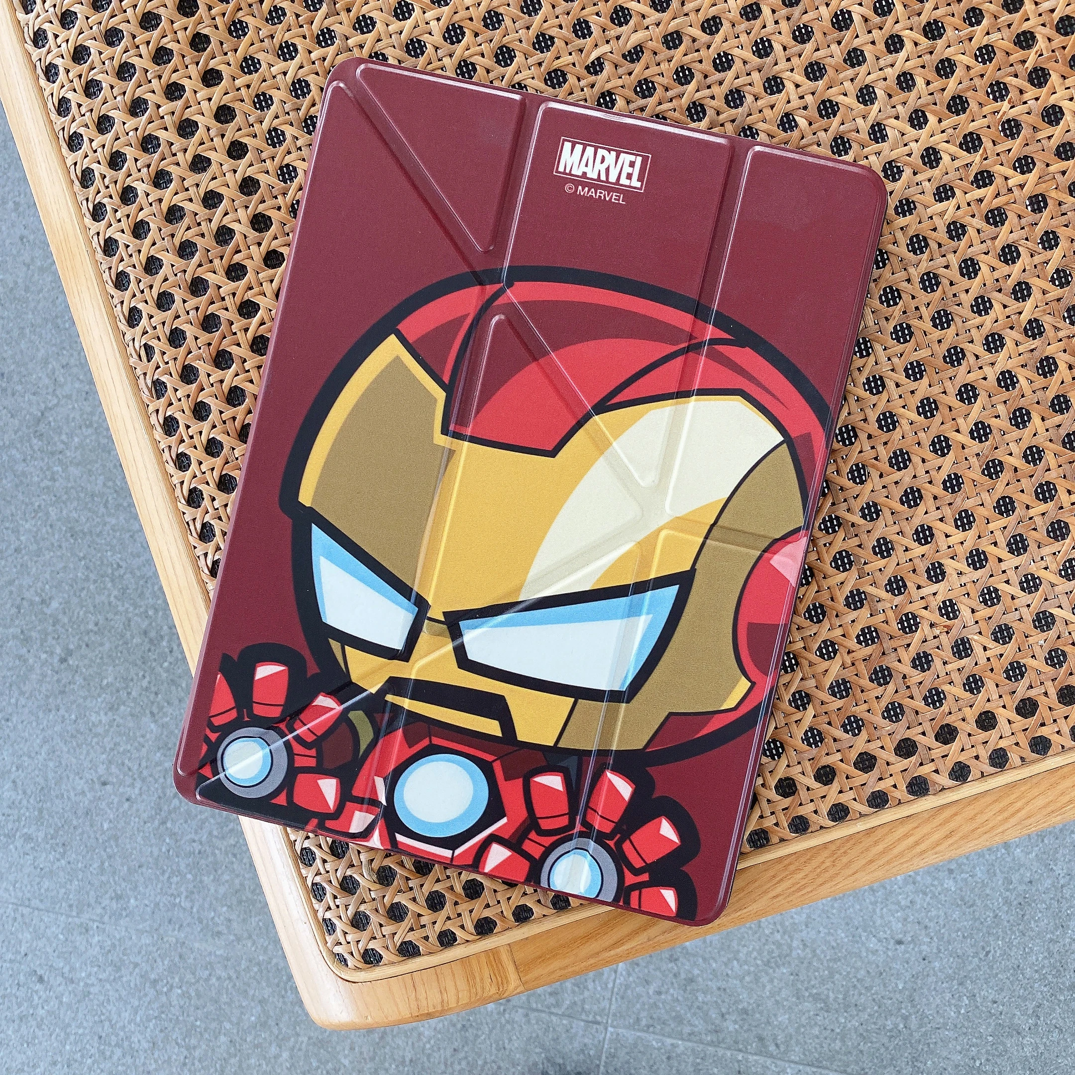 Marvel homem de ferro tablet capa protetora para ipad ar 4 5 ipad 10.2 8th 9th caso ipad pro11 mini 6 7 8.3 polegadas modelos y-suporte capa