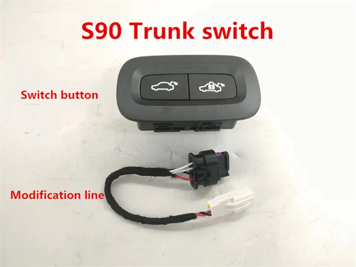 New Rear Trunk Boot Release Switch Boot Lid Tailgate Trunk Opening Button Trunk switch For VOLVO S90 S60 V60 V90 XC40  XC90