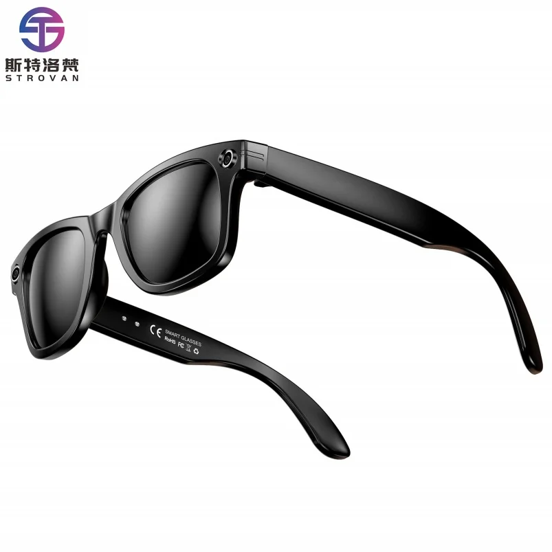 

Smart Glasses AI Voice Assistant & Translation 800W for Bluetooth Call & Music Wearable Sunglasses