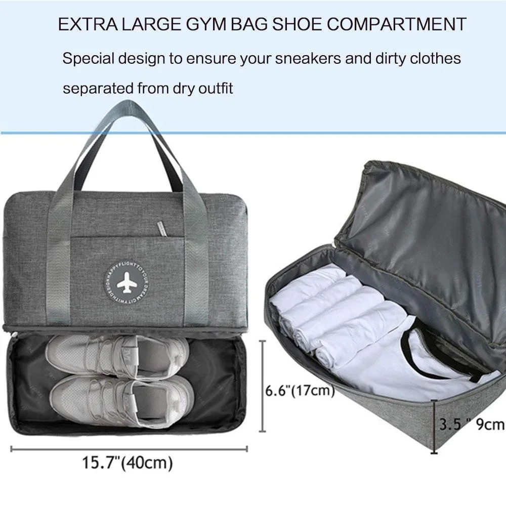 KISMIS Travel Storage Bag Dry and Wet Separation Bag Portable Beach Bag Swimming Fitness Bag Storage Bag