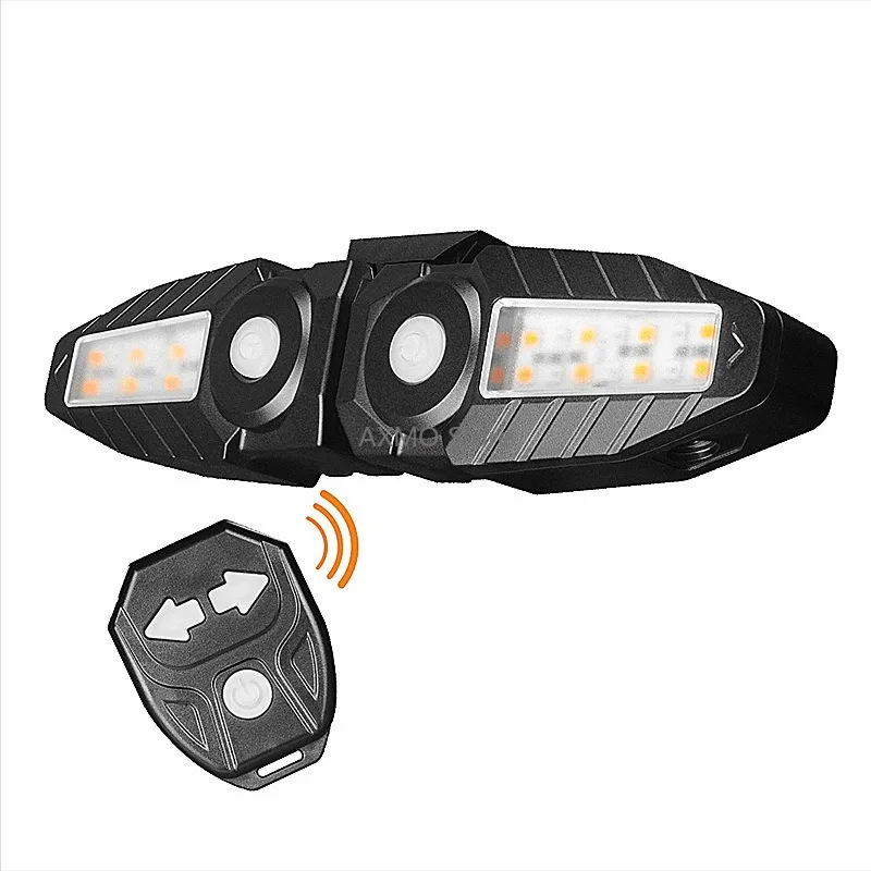 

Велосипедные фонари с дистанционным управлением, рулевой задний фонарь, водонепроницаемая проекция, предупредительная лампа для ночной езды, аксессуары для велосипеда