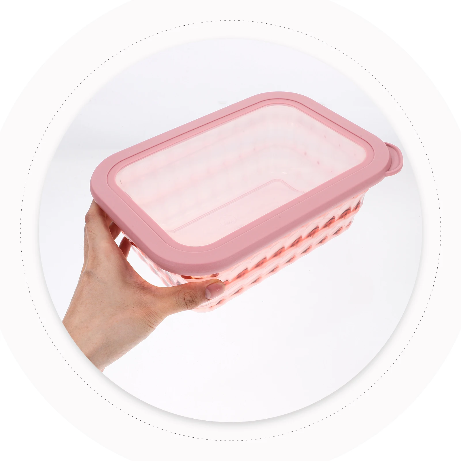 

3pcs Food Storage Boxes Fresh Keeping Containers Lightweight Kitchen Holders For Fruits Vegetables Snacks Dry Food Transparent