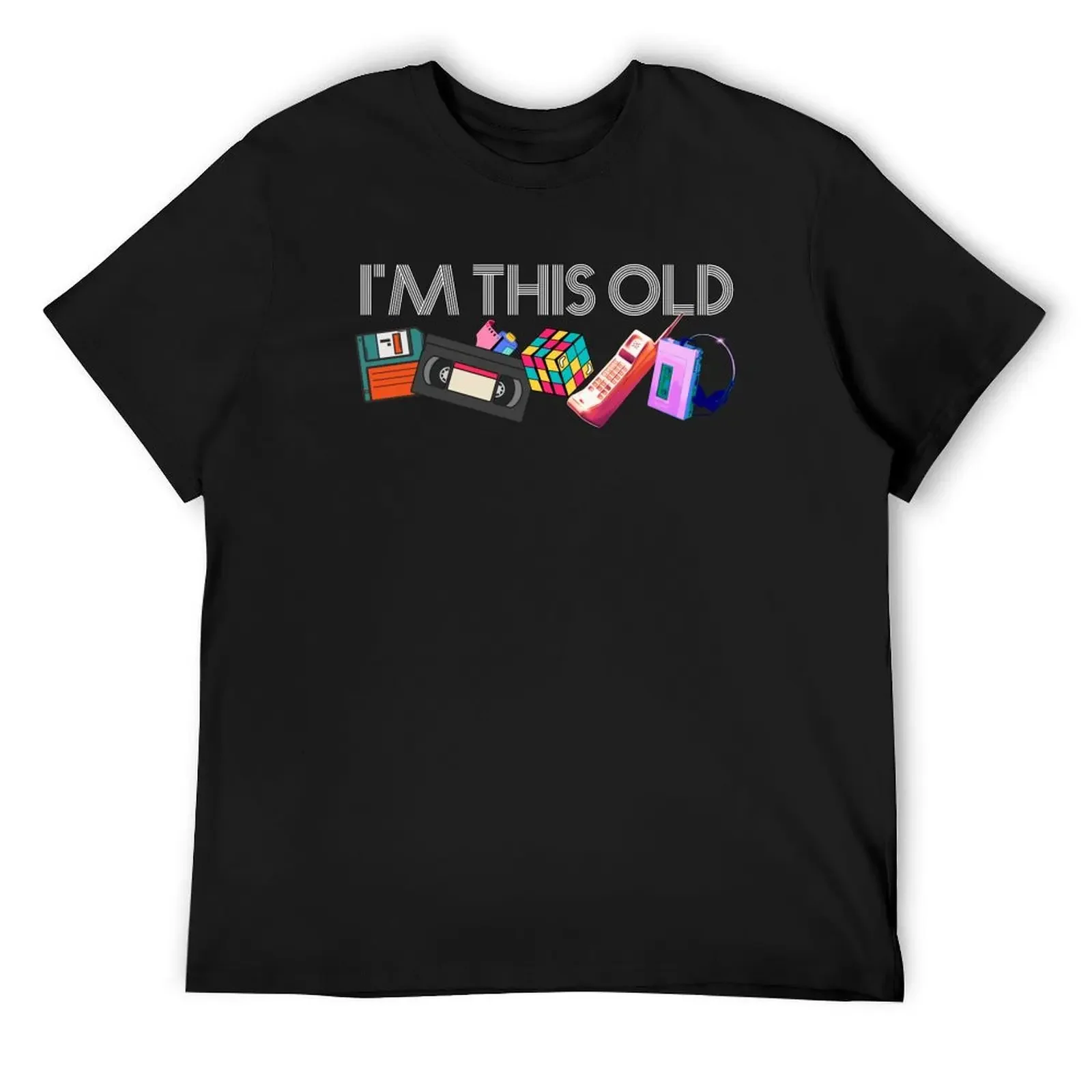 

I'm This Old - 80s Technology Icons Birthday T-Shirt shirts graphic tees mens graphic t-shirts anime