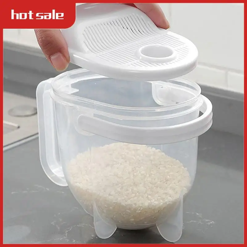 

Washing Rice Machine Plastic Strainer With Handle Multifunctional For Kitchen Supplies