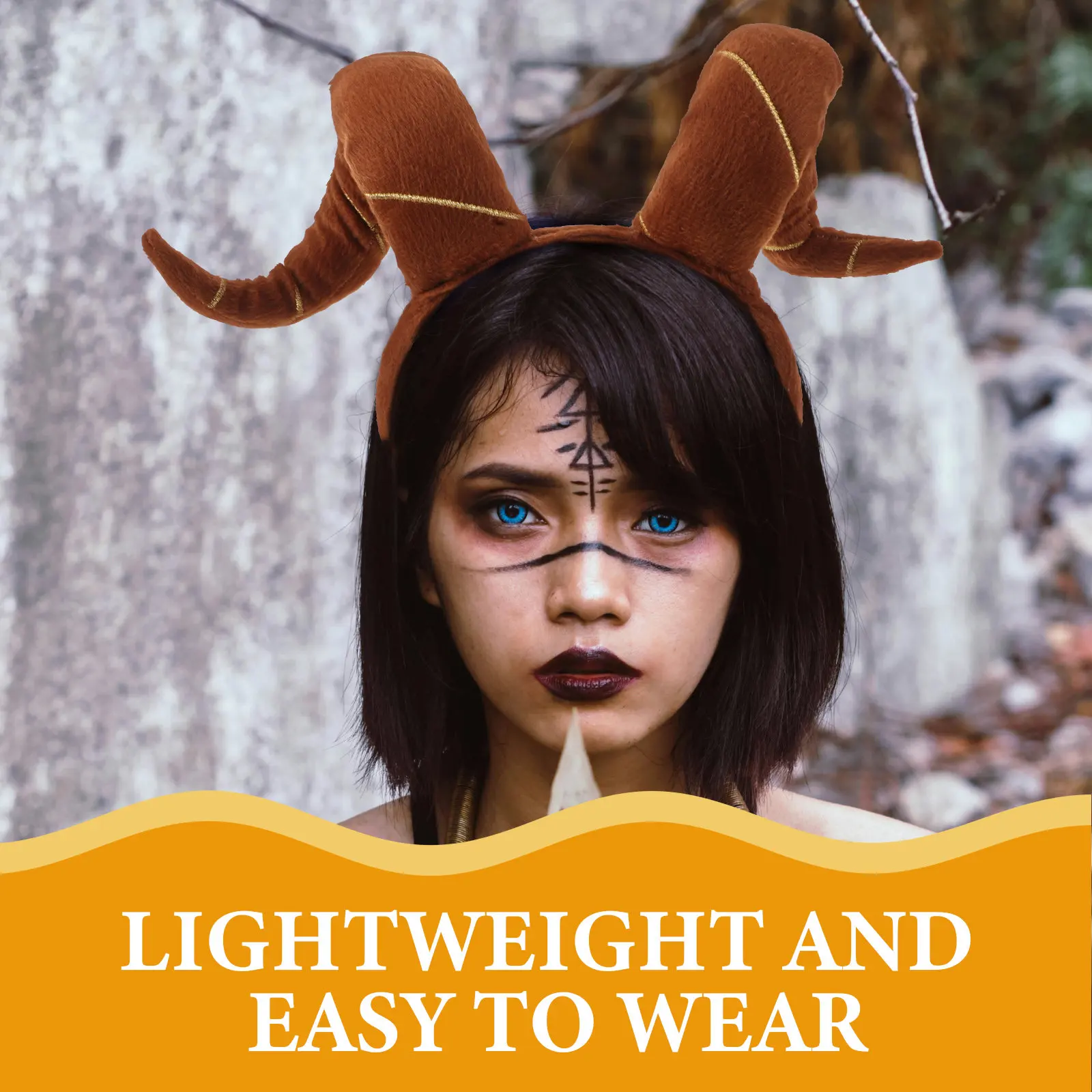 

Повязка на голову с рогами для косплея, на Хэллоуин, в виде бычьих рогов, для костюмированной вечеринки, маскарада, удобная посадка