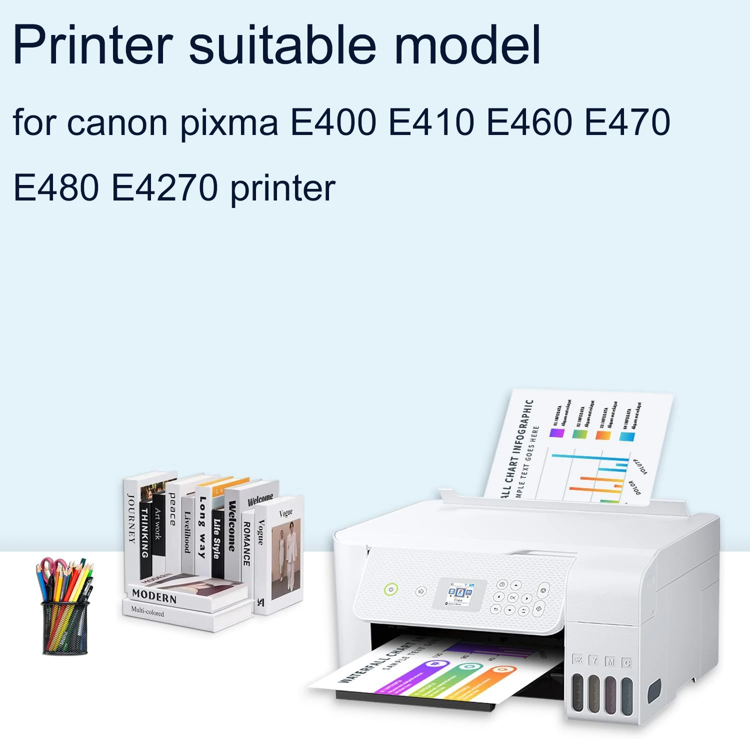 Vilaxh pg47 cl57 Refilled withInk Cartridge PG-47 CL-57 for canon pixma cartridge E400 E410 E460 E470 E480 E4270 printer