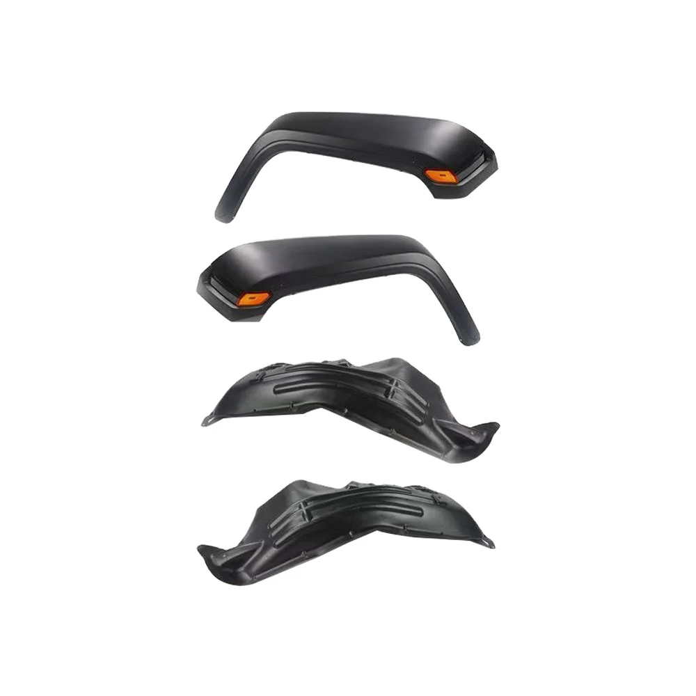 عجلة الحاجب JK تغيير JL الجبهة الحاجب درابزين مضيئة الجبهة واقي من الطين ABS ل Jee P W Rangler JK 2007-2017 J374 1 زوج