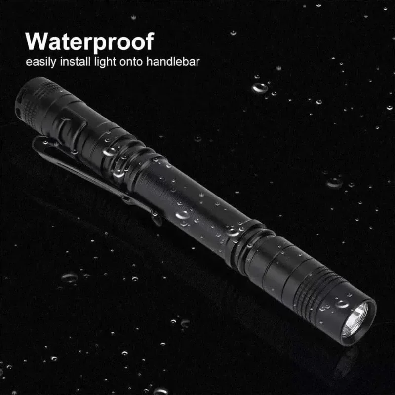 Mini Portable LED Flashlight Torch Flash Light Battery Hunting Lamp Pocket Flashlights For Camping,Outdoor,Emergency Pack