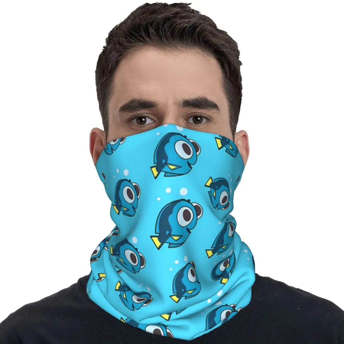 Finding Nemo Balaclava Hiking Camping Tactical Mask Couple Fun Windproof Bicycle Mask Seamless Soft Neck Gaiter