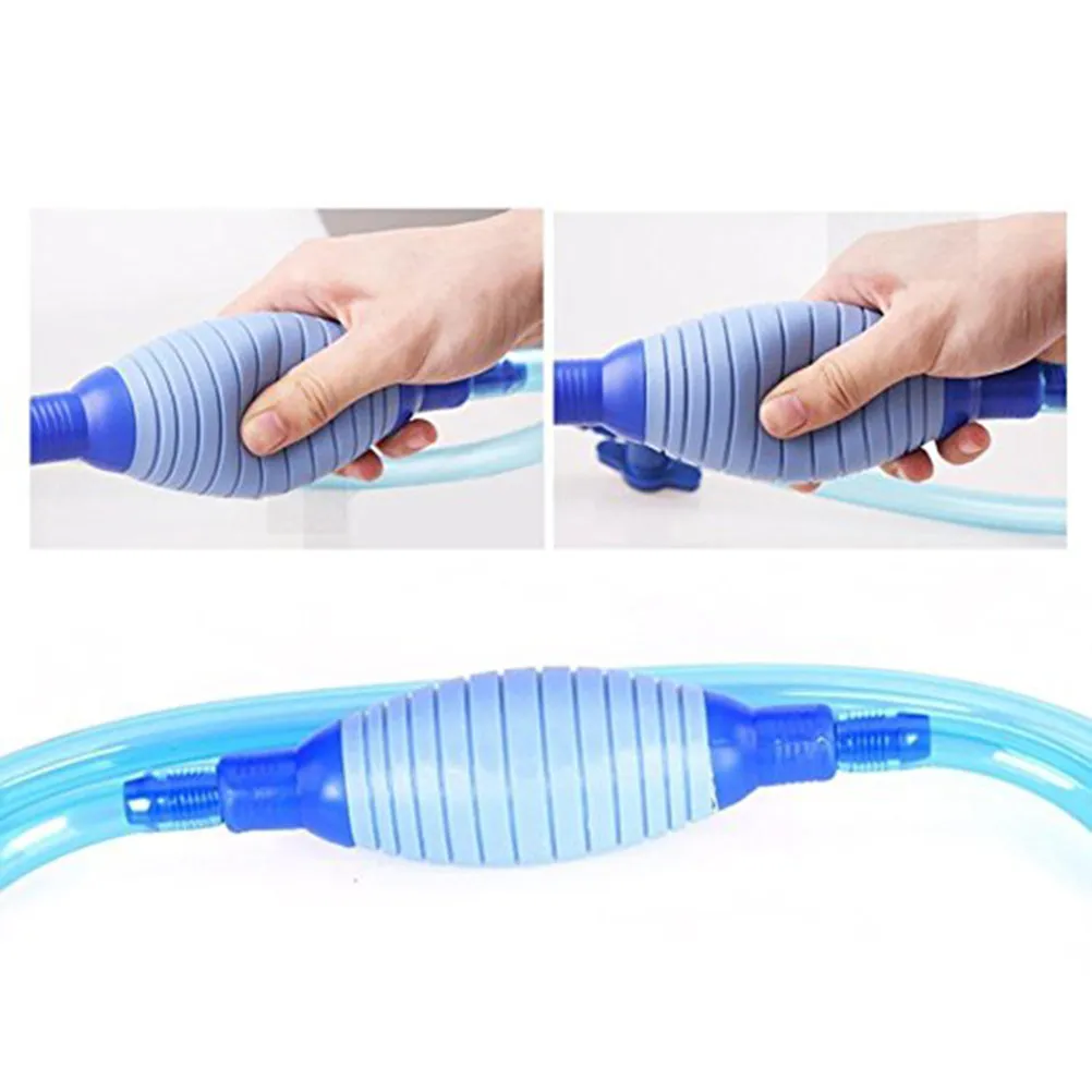 

Сифонный насос для чистки аквариумов 2,5 м, для замены воды и очистки гравия, со встроенным фильтром, длинной ручкой, безопасный для рыб