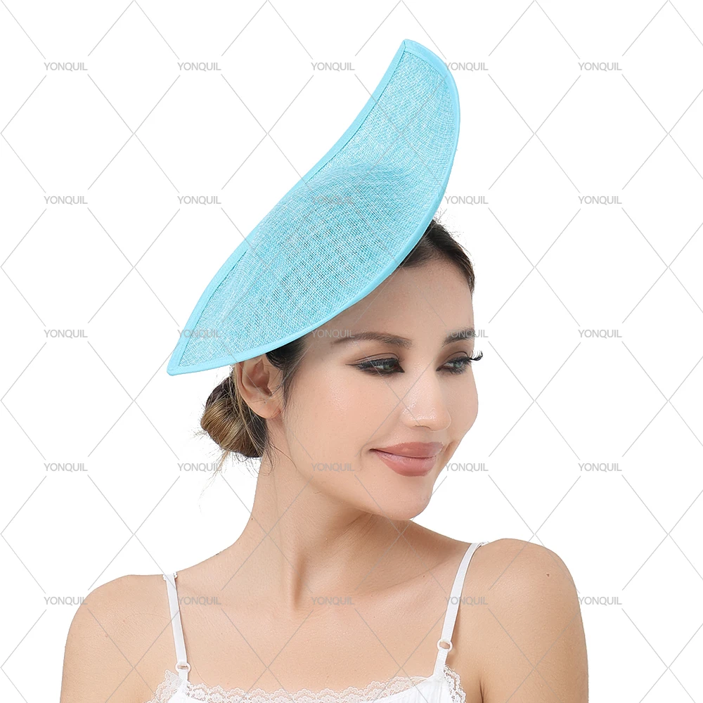 2026 neue 32 * 21 CM Zylinder Frauen Party Derby Cocktail Damen Chapeau Kappe Braut Hochzeit Basis Fascinator DIY Haar Zubehör – Detail 9