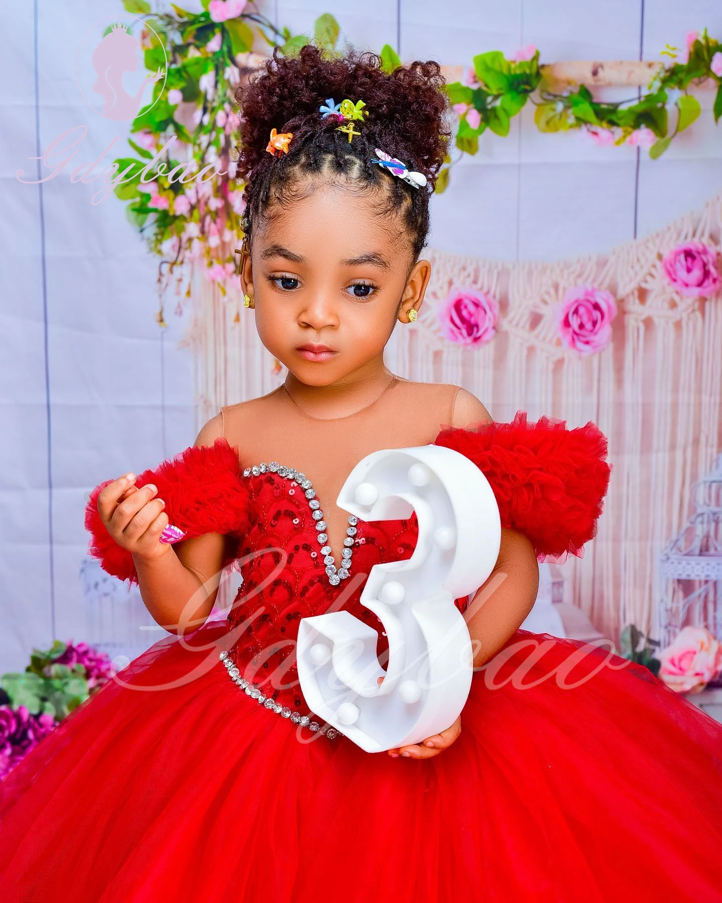 Vestido de niña de flores rosa y púrpura para boda, cuello redondo, volantes, largo hasta el suelo, Princesa, fiesta de cumpleaños, graduación, desfile, vestido de baile