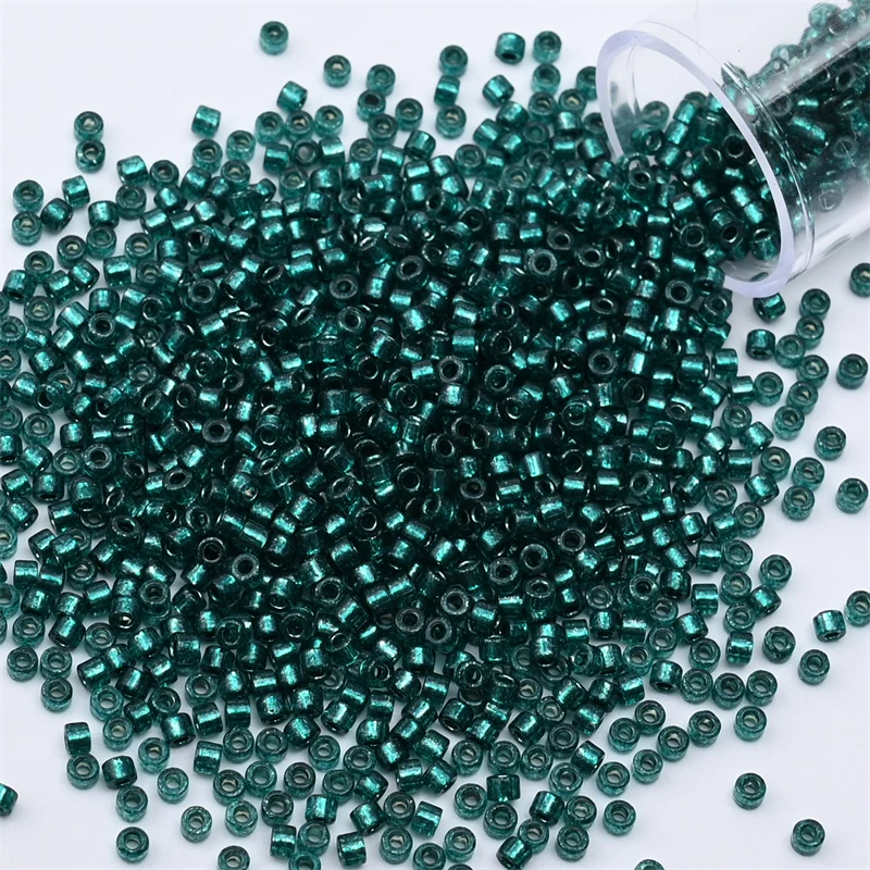 2mm Silver Colour Mini Japanese Glass Beads for DIY Craft
