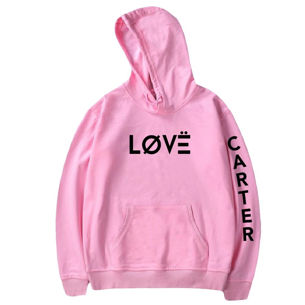 Aaron Carter Love Hoodie Rip Young Singer Long Sleeve Women Men Sweatshirt Rest in Peace