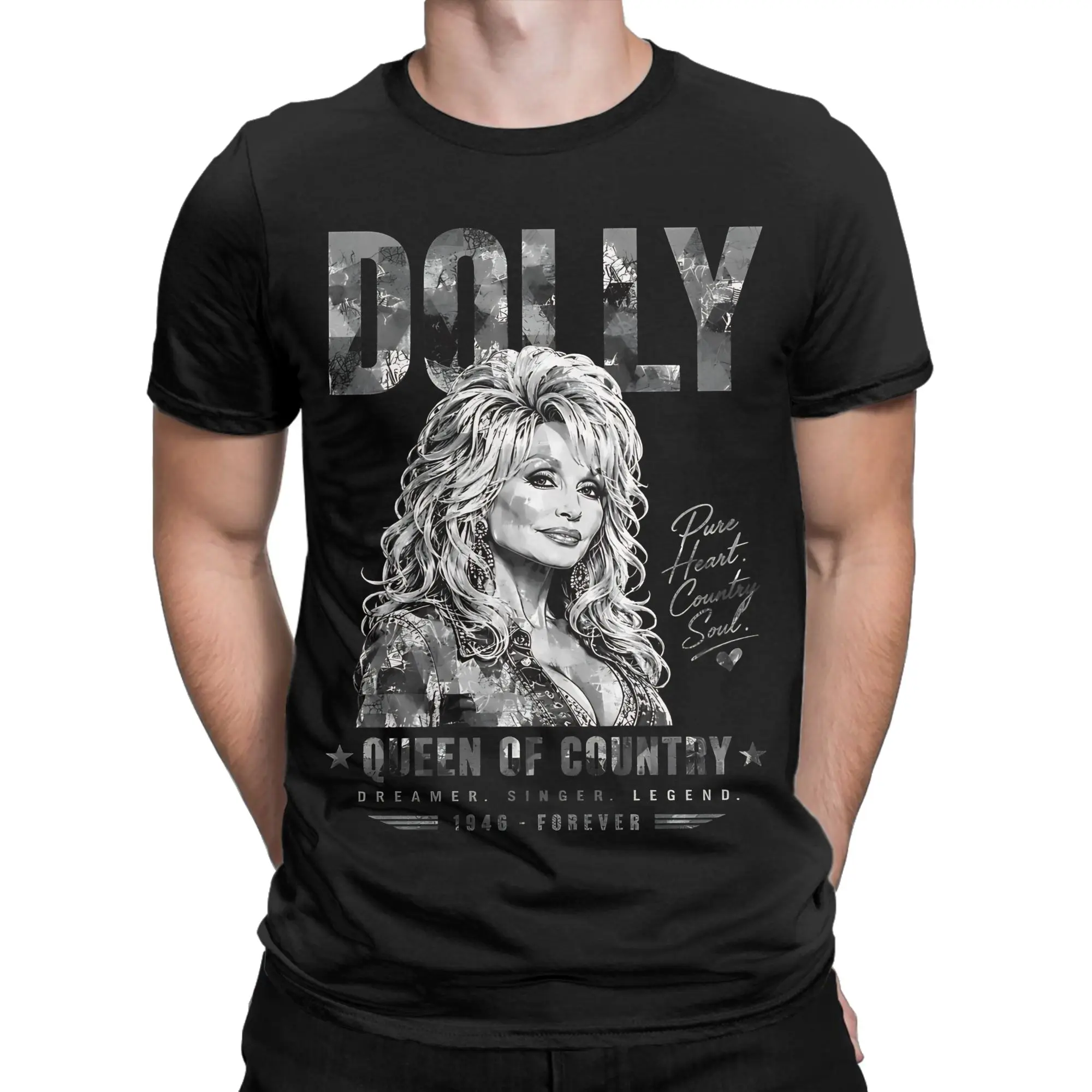 Men Women Graphic Printing RIP Dolly Parton  Tee T Shirt Cotton  T-shirts Clothing