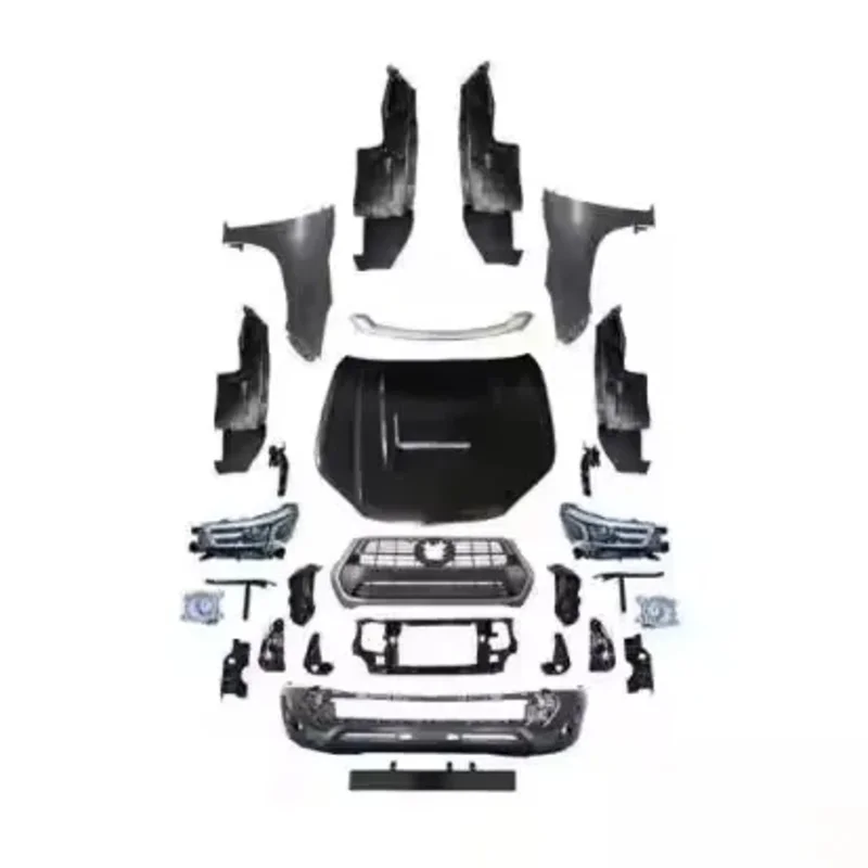 

Обновленный комплект кузова автомобиля Fortuner 2012-2015, стиль REVO 2020, включает решетку бампера фар и аксессуары для крыльев