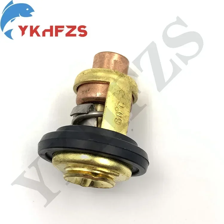 

Thermostat 6D9-12411-00 6G8-12411-01 6G8-12411-02 for Yamaha 4-stroke 60hp F60A F60C F60F 60CV Outboard Motor 6D9-12411