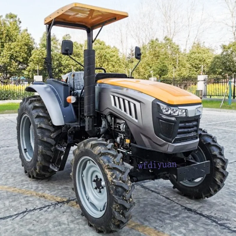 China: DIYUAN China Hot Sale 90hp Mini Tractors Small Farming Machine 4wd 4x4 Low Price with High Quality for Sale