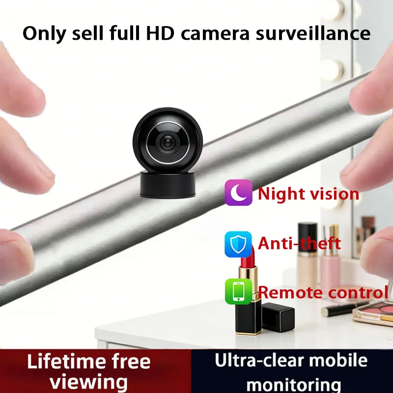 

Беспроводная Wi-Fi камера видеонаблюдения B Brand Full HD 360° ° Панорамный обзор, простая установка в три этапа, ночное видение + обнаружение человека, подходит для использования как внутри, так и снаружи помещений, не скрытая конструкция, дистанционное 