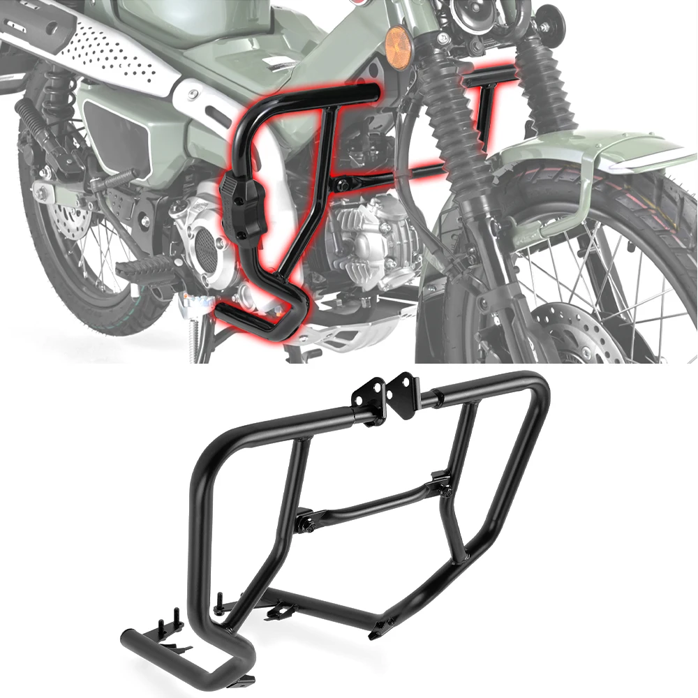 Motore Crash Bar Per Honda Hunter Cub CT125 CT 125 Trail125 Trail 125 2020-2025 Autostrada Paraurti Motore Guard Crash Bar Protector