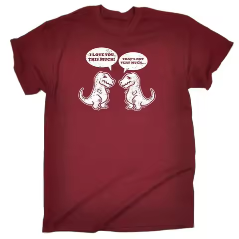 Love You This Much Trex Dinosaur Mens Funny Novelty T Shirt