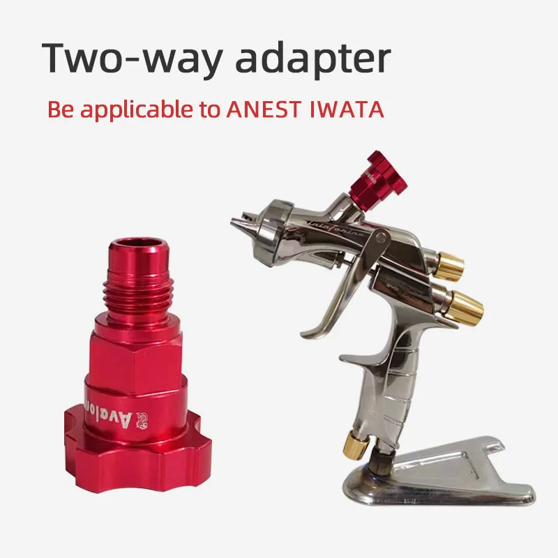 Iwata Anest Pistola de Pulverizador Adaptador de Pintura do Carro Descartável Pistola de Lavar Arma Livre Pote Adequado para Sata