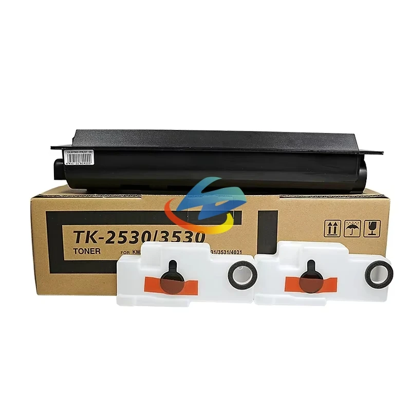 1PCS TK2530 TK-2530 Toner Cartridge Compatible for Kyocera KM-2530 3530 4030 3035 4035 5035 High Quality Toner Powder BK/1300g